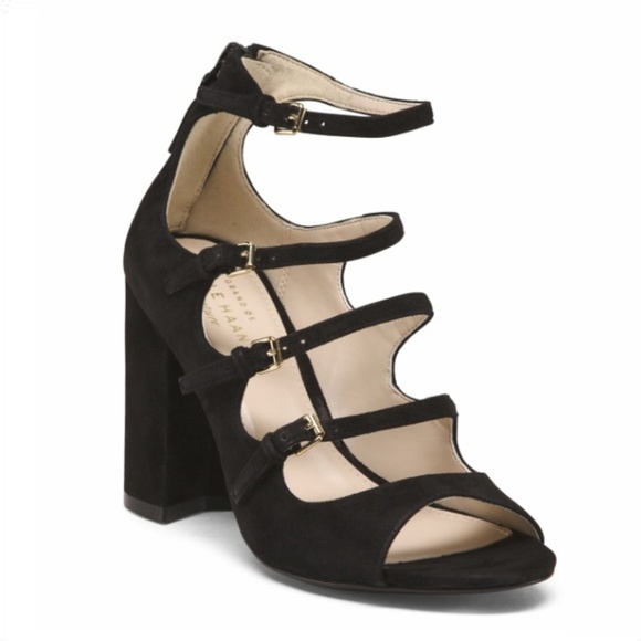 Cole Haan Shoes - NWT Cole Haan Black Cielo High Strappy Sandal 8.5